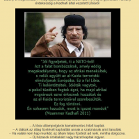 A bombázott Kadhafi üzenete 2011-ből