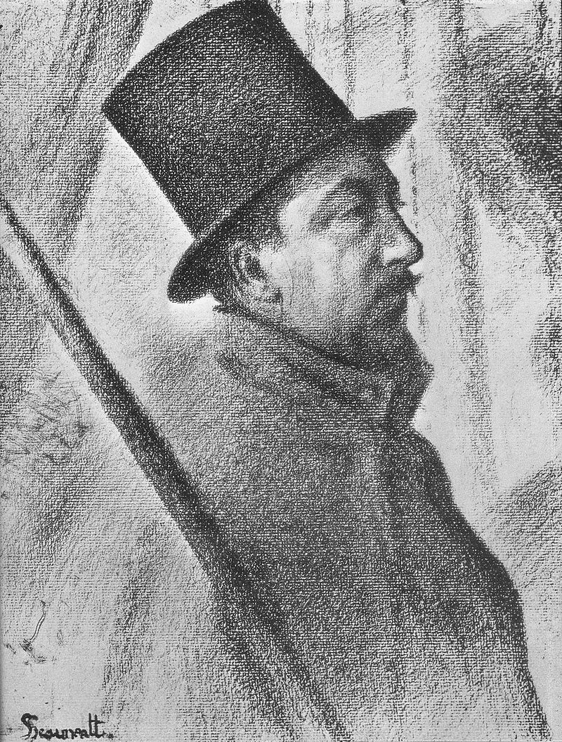 Georges Seurat portréja Paul Signac-ról (1990
